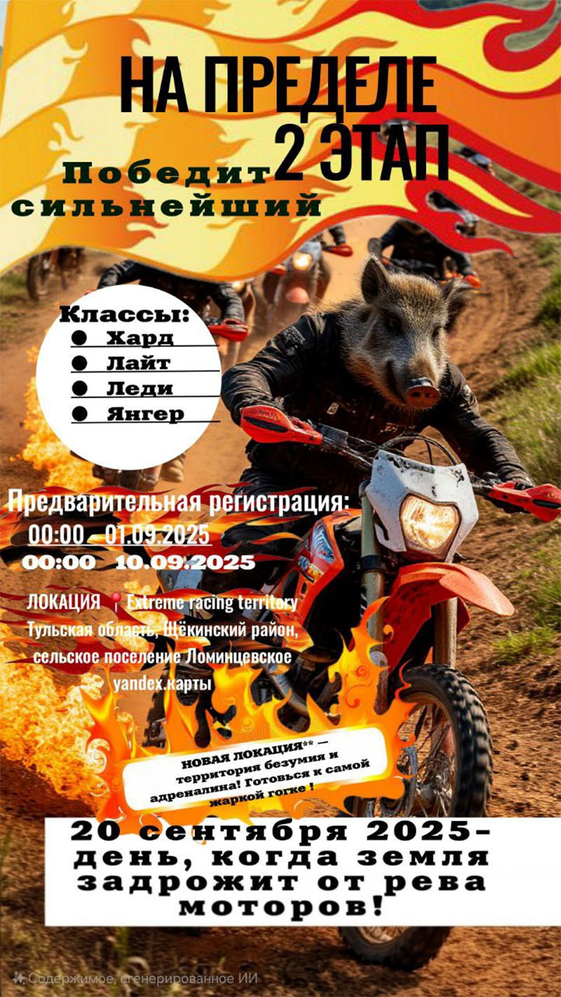 20 сентября 2025 – На пределе: 2-й этап