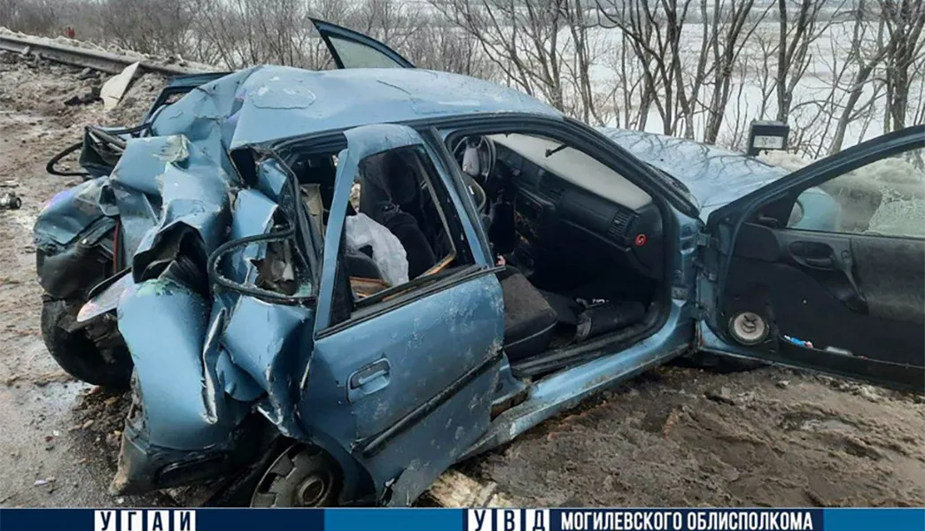 ДТП на трассе М15 под Могилёвом: Opel столкнулся с фурой DAF