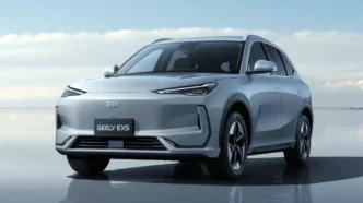 Geely EX5 получил управление всеми колёсами – видео, характеристики и цена