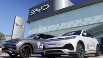 BYD стал крупнейшим производителем электромобилей, обогнав Tesla