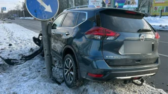 Два ДТП в Минске на проспекте Рокоссовского из-за выезда на красный в 2026 году