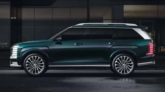 Кроссовер Hyundai Palisade 2026 года с дефектным механизмом складывания сидений